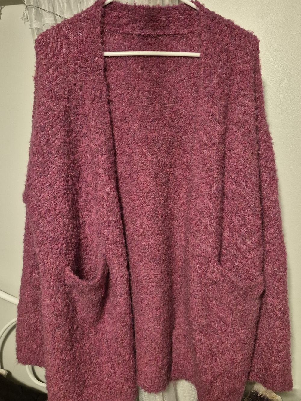 Zow Zow Wool Extremely Soft And Cozy Women’s Sweater Cardigan - Pink